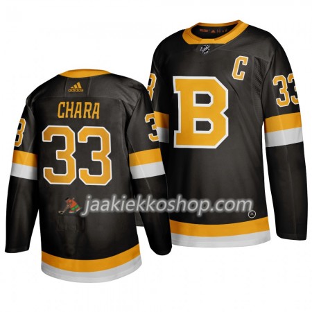 Miehille NHL Boston Bruins Pelipaita Zdeno Chara 33 Adidas 2019-20 Musta Authentic